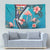 Turks and Caicos Islands Flamingo Tapestry Zipper Stylized