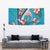 Turks and Caicos Islands Flamingo Tapestry Zipper Stylized