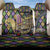 Mardi Gras Alligator Back Car Seat Cover Colorful Zipper Stylized