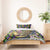 Mardi Gras Alligator Bedding Set Colorful Zipper Stylized