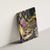 Mardi Gras Alligator Canvas Wall Art Colorful Zipper Stylized