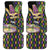 Mardi Gras Alligator Car Mats Colorful Zipper Stylized