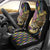 Mardi Gras Alligator Car Seat Cover Colorful Zipper Stylized