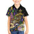 Personalized Mardi Gras Alligator Family Matching Short Sleeve Bodycon Dress and Hawaiian Shirt Colorful Zipper Stylized