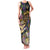 Personalized Mardi Gras Alligator Family Matching Tank Maxi Dress and Hawaiian Shirt Colorful Zipper Stylized