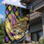Mardi Gras Alligator Garden Flag Colorful Zipper Stylized