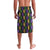 Personalized Mardi Gras Alligator Lavalava Colorful Zipper Stylized