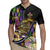 Personalized Mardi Gras Alligator Rugby Jersey Colorful Zipper Stylized