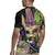 Personalized Mardi Gras Alligator Rugby Jersey Colorful Zipper Stylized