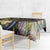 Mardi Gras Alligator Tablecloth Colorful Zipper Stylized
