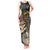 Personalized Mardi Gras Alligator Tank Maxi Dress Colorful Zipper Stylized