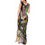 Personalized Mardi Gras Alligator Tank Maxi Dress Colorful Zipper Stylized