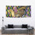 Mardi Gras Alligator Tapestry Colorful Zipper Stylized
