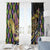 Mardi Gras Alligator Window Curtain Colorful Zipper Stylized