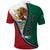 Personalized Mexico Flag Day Polo Shirt Mexican Coat Of Arms Zipper Stylized