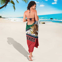 Mexico Flag Day Sarong Mexican Coat Of Arms Zipper Stylized