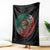 Mexican Aztec Circle Blanket Flag Color Unique Style