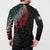 Mexican Aztec Circle Button Sweatshirt Flag Color Unique Style