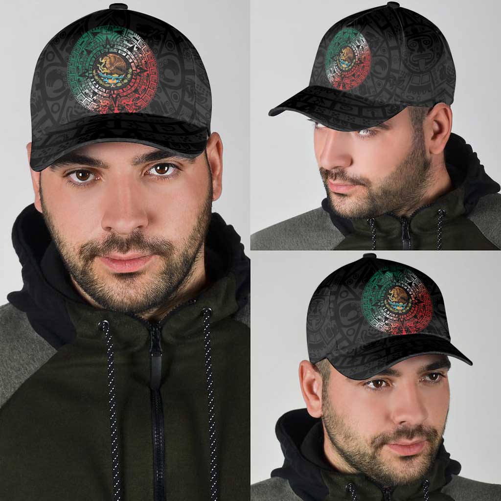 Mexican Aztec Sun Classic Cap Flag Color Unique Style - Wonder Print Shop