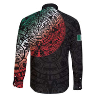 Mexican Aztec Circle Family Matching Puletasi and Hawaiian Shirt Flag Color Unique Style