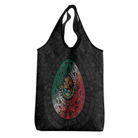 Mexican Aztec Circle Grocery Bag Flag Color Unique Style