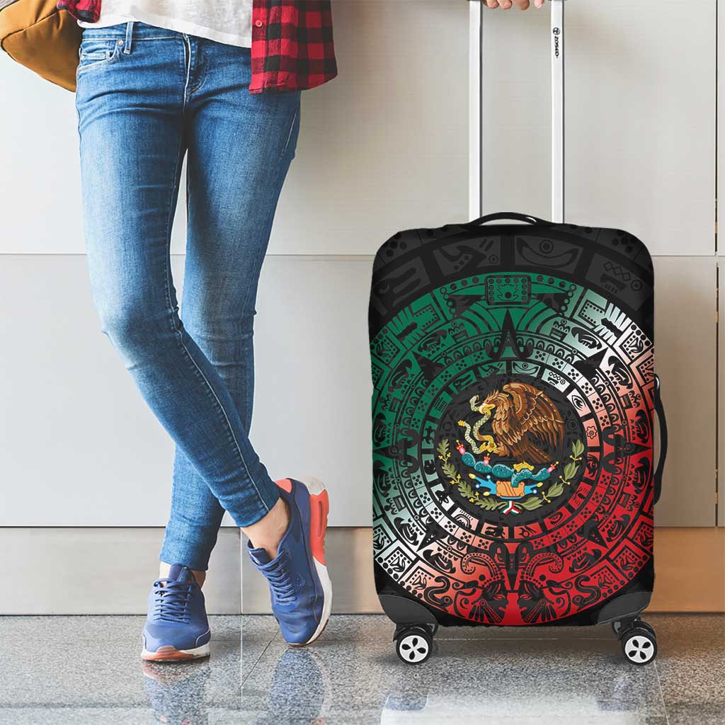 Mexican Aztec Circle Luggage Cover Flag Color Unique Style