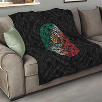 Mexican Aztec Circle Quilt Flag Color Unique Style
