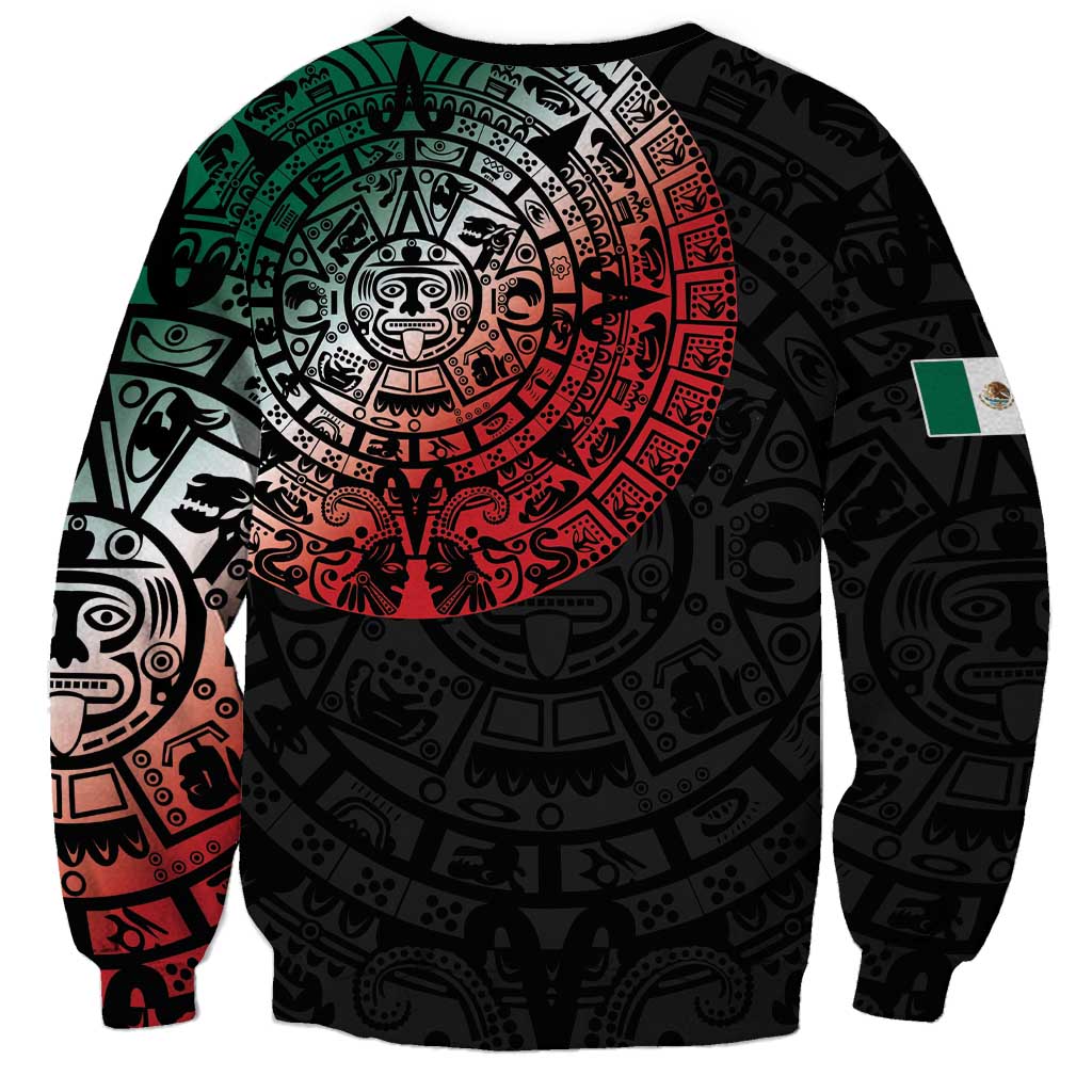 Mexican Aztec Circle Sweatshirt Flag Color Unique Style