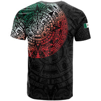 Mexican Aztec Circle T Shirt Flag Color Unique Style