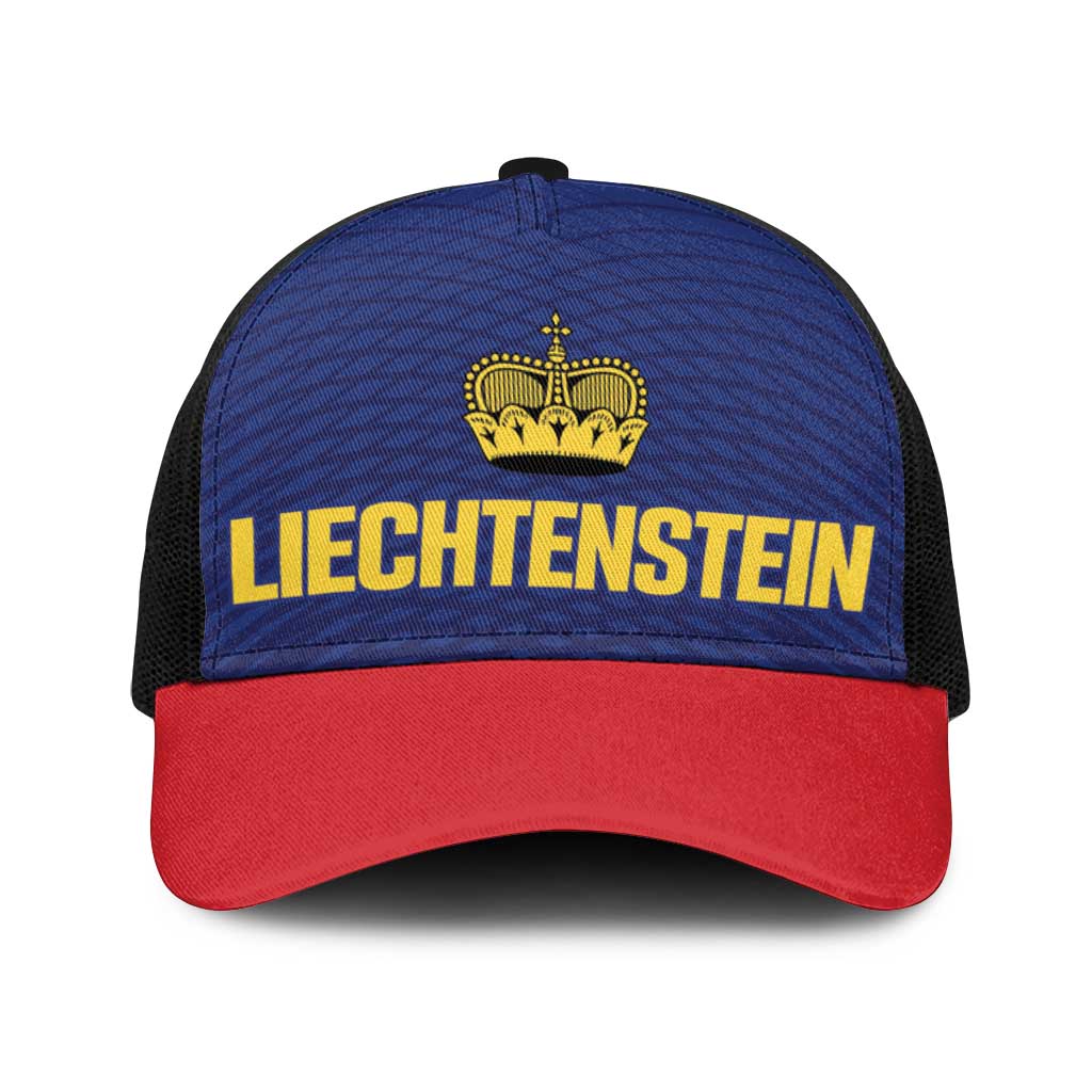 Football 2026 Liechtenstein Baseball Net Cap Blau-Rot Come On