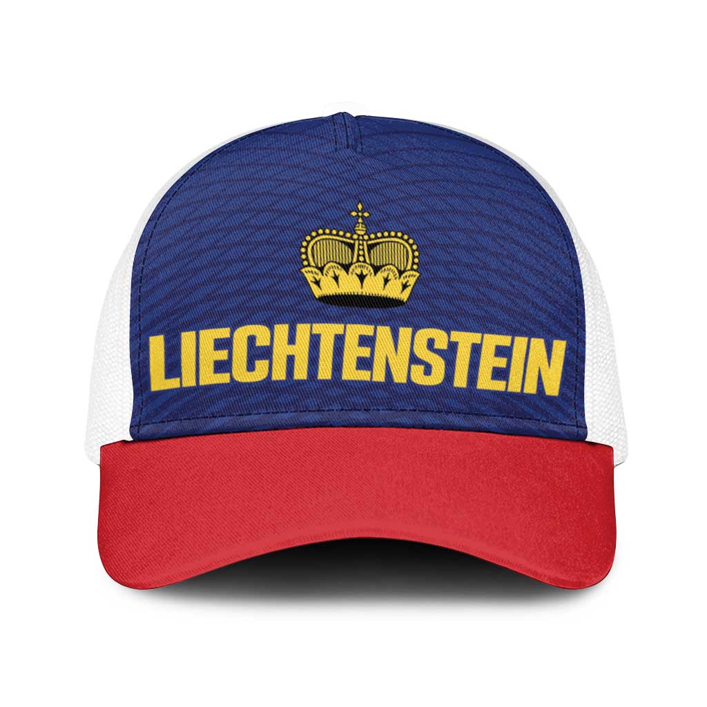 Football 2026 Liechtenstein Baseball Net Cap Blau-Rot Come On
