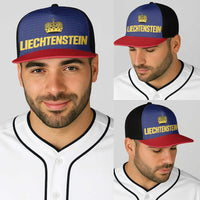 Football 2026 Liechtenstein Baseball Net Cap Blau-Rot Come On