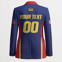 Custom Football 2026 Liechtenstein Blazer Blau-Rot Come On