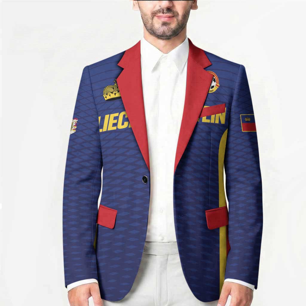 Custom Football 2026 Liechtenstein Blazer Blau-Rot Come On