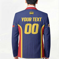 Custom Football 2026 Liechtenstein Blazer Blau-Rot Come On