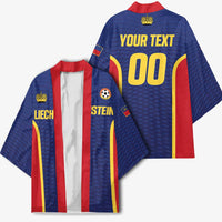 Custom Football 2026 Liechtenstein Kimono Blau-Rot Come On