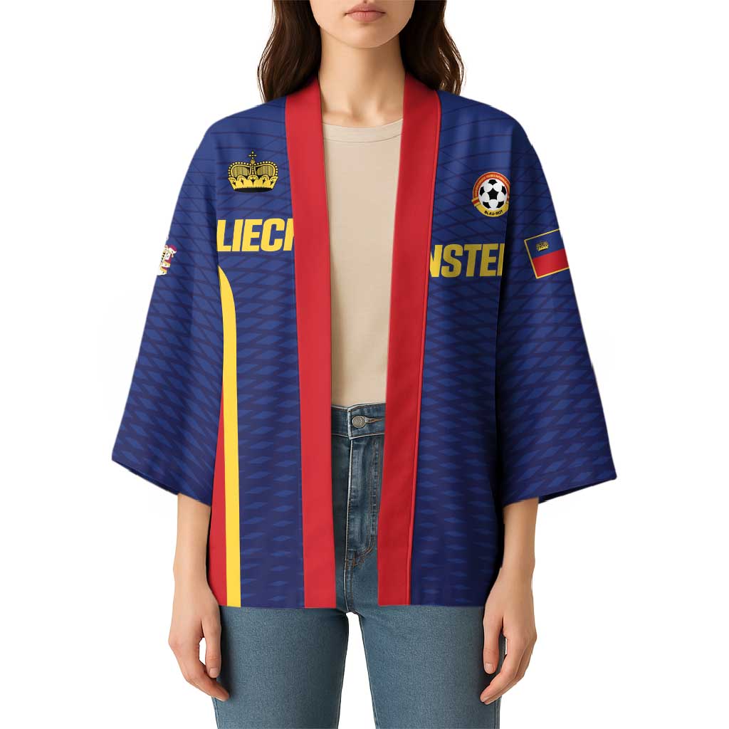Custom Football 2026 Liechtenstein Kimono Blau-Rot Come On