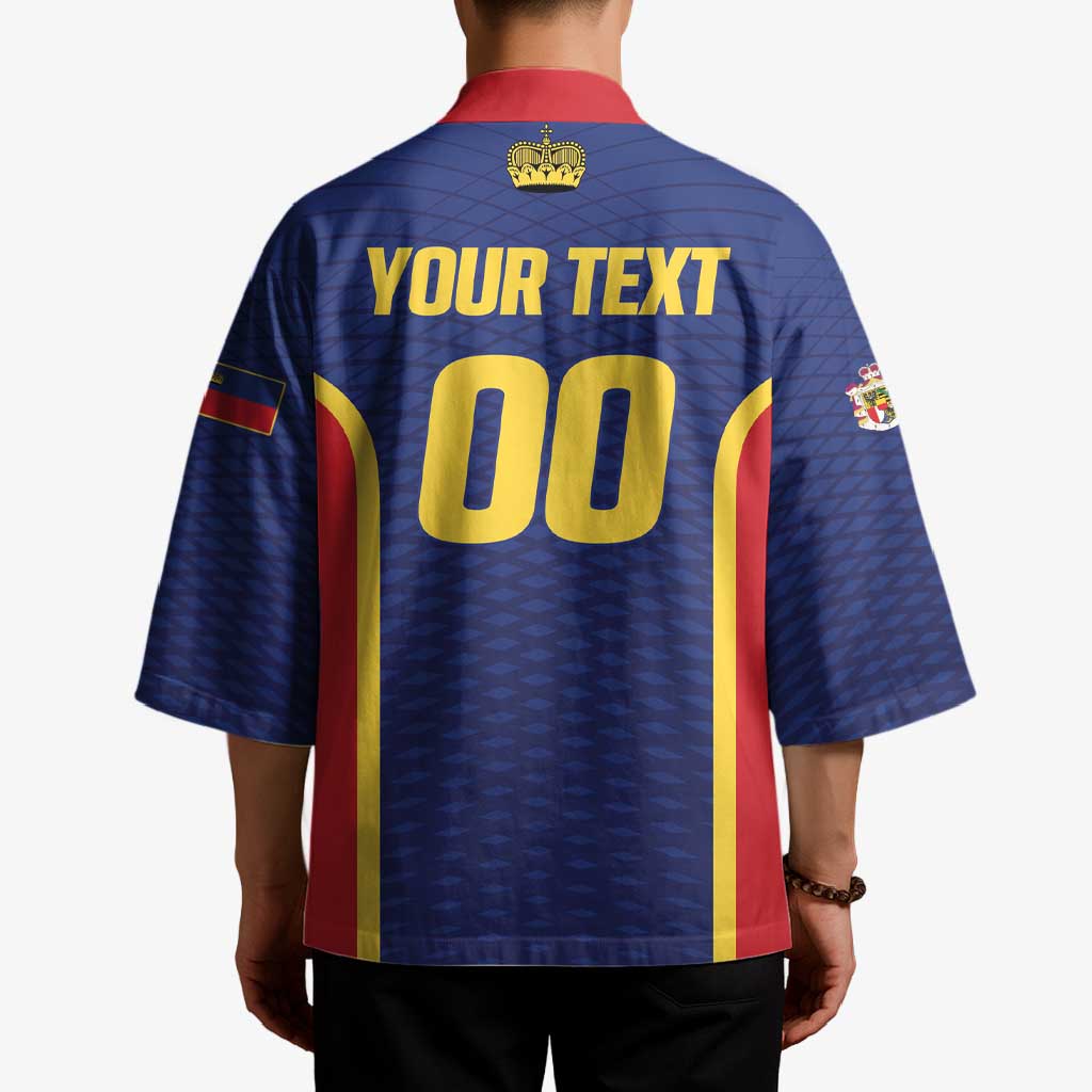 Custom Football 2026 Liechtenstein Kimono Blau-Rot Come On