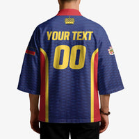 Custom Football 2026 Liechtenstein Kimono Blau-Rot Come On