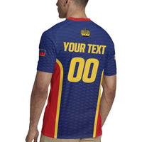 Custom Football 2026 Liechtenstein Rugby Jersey Blau-Rot Come On