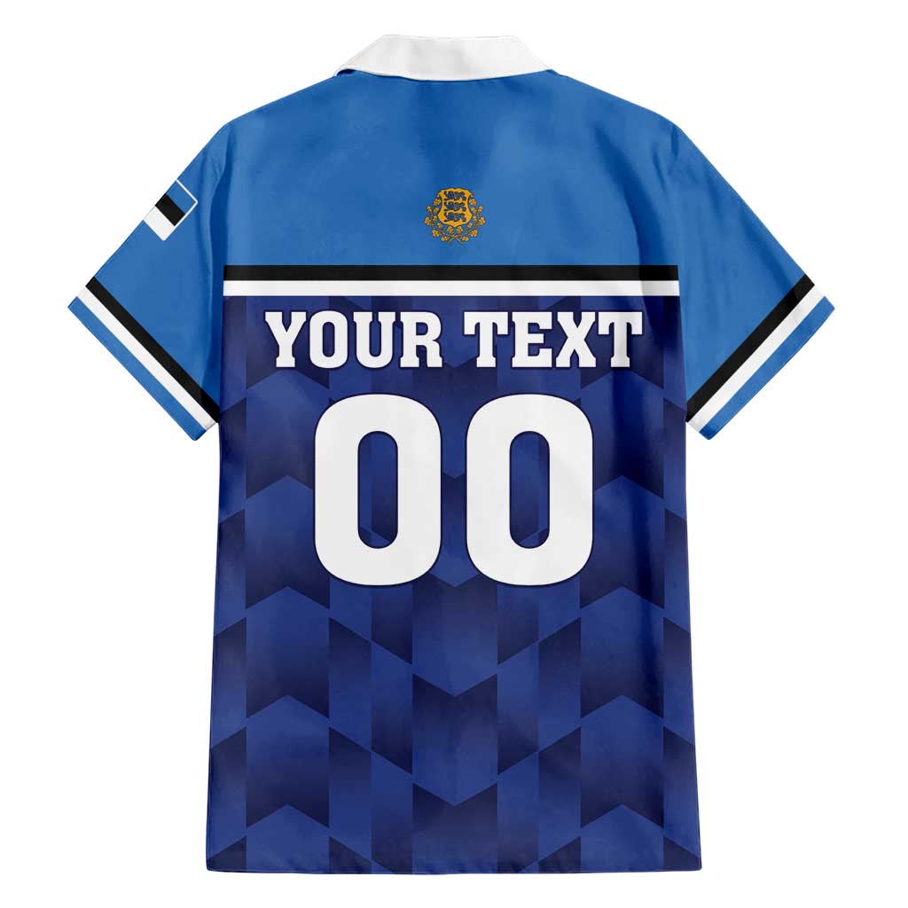 Custom Football 2026 Estonia Hawaiian Shirt Sinisargid Come On