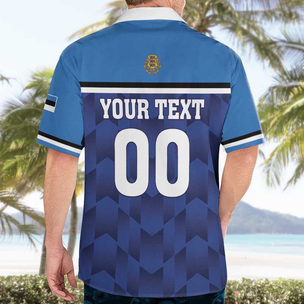 Custom Football 2026 Estonia Hawaiian Shirt Sinisargid Come On