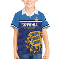 Custom Football 2026 Estonia Hawaiian Shirt Sinisargid Come On