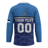 Custom Football 2026 Estonia Hockey Jersey Sinisargid Come On