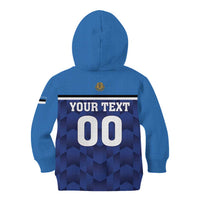 Custom Football 2026 Estonia Kid Hoodie Sinisargid Come On