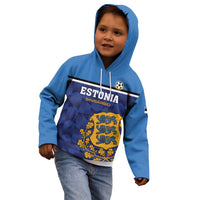 Custom Football 2026 Estonia Kid Hoodie Sinisargid Come On