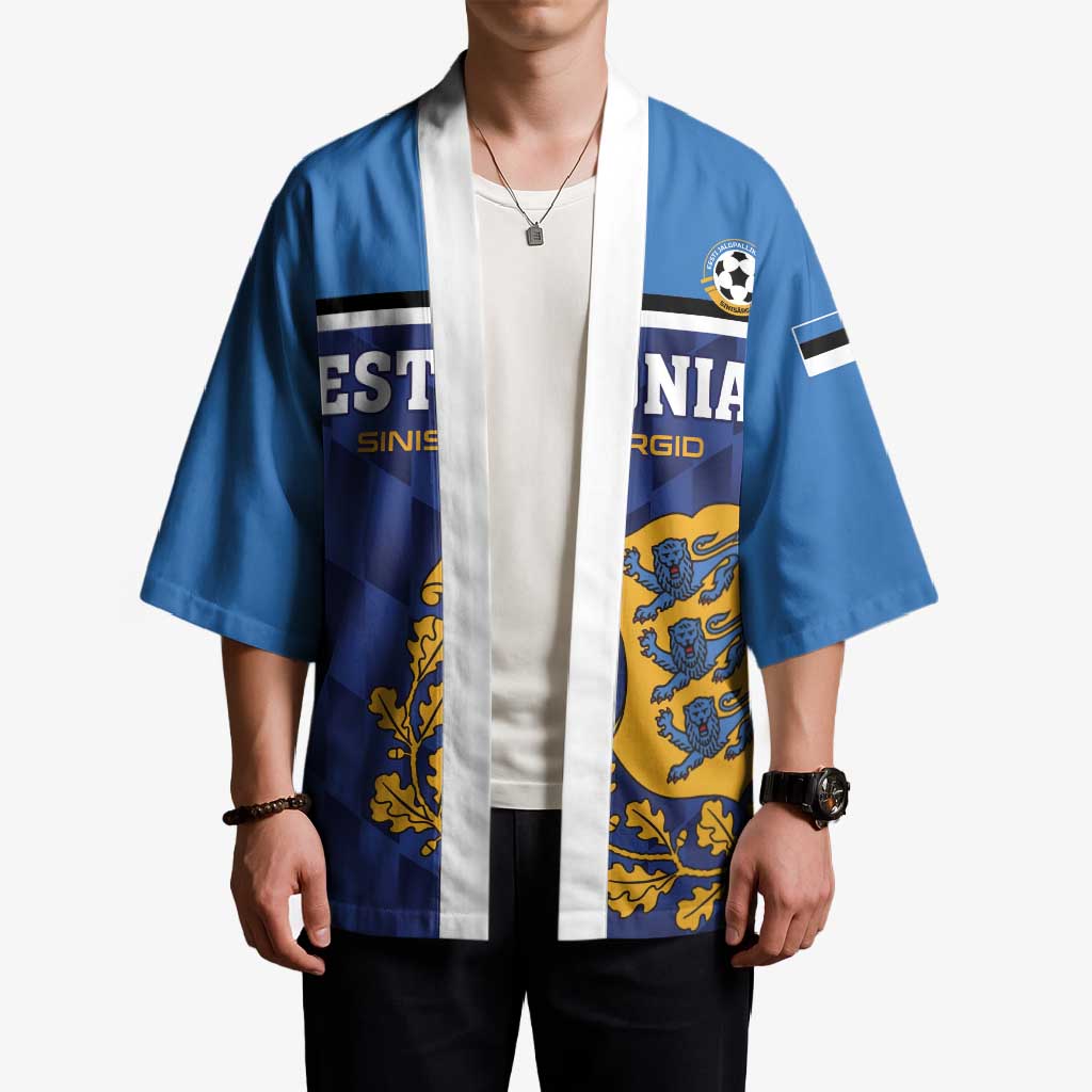 Custom Football 2026 Estonia Kimono Sinisargid Come On