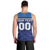 Custom Football 2026 Estonia Men Tank Top Sinisargid Come On