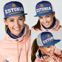 Football 2026 Estonia Mesh Trucker Cap Sinisargid Come On