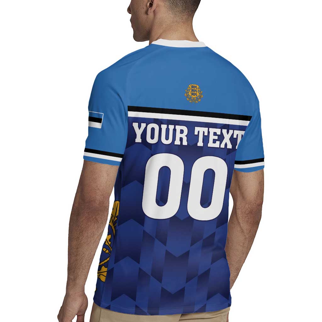 Custom Football 2026 Estonia Rugby Jersey Sinisargid Come On